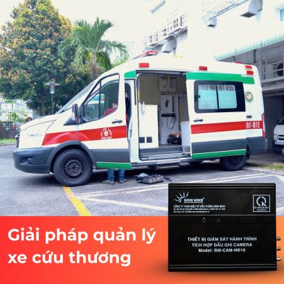 giải pháp quản lý xe cứu thương
