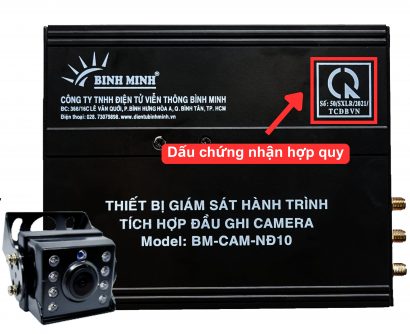 Dấu chứng nhận hợp quy của thiết bị camera nghị định 10