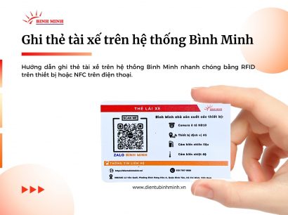 Ghi thẻ tài xế trên hệ thống Bình Minh