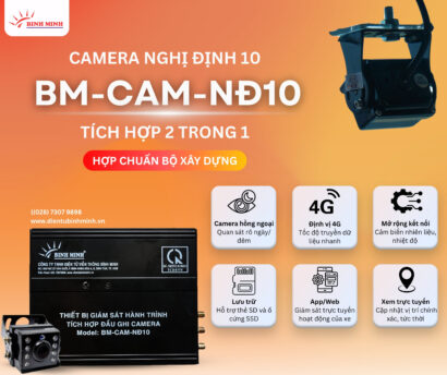 Thiết bị GSHT tích hợp camera ghi hình đạt chuẩn BCA model BM-CAM-NĐ10