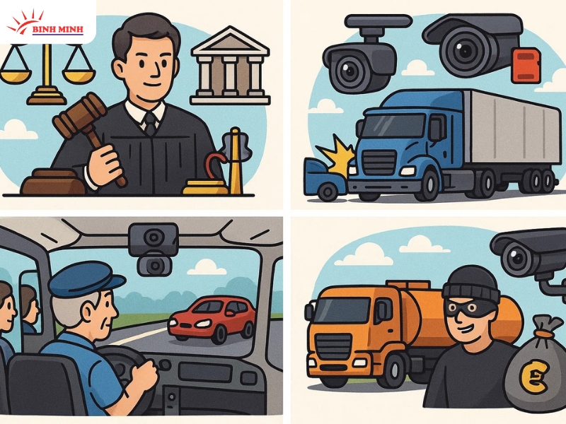 Camera ghi hình tài xế giúp đảm bảo an toàn và quản lý hiệu quả