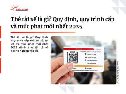 Thẻ tài xế là gì? Quy định, quy trình cấp và mức phạt mới nhất 2025