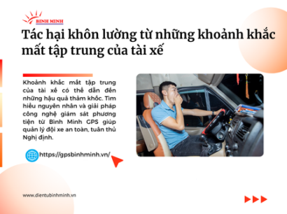 Tác hại khôn lường từ những khoảnh khắc mất tập trung của tài xế